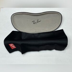 Ray-Ban Black Sunglasses Case with Cloth